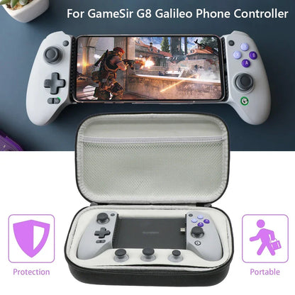EVA Hard Travel Case Anti-Scratch Portable Travel Storage Bag Hard Storage Case for GameSir G8 Galileo Mobile Gaming Controller