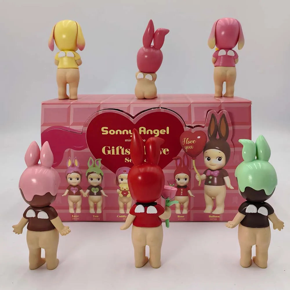 Sonny Angel Mini Figure Gifts Of Love Series Chocolate Mysterious Surprise Blind Box Toy Cure Doll Lucky Mascot Girls Gifts