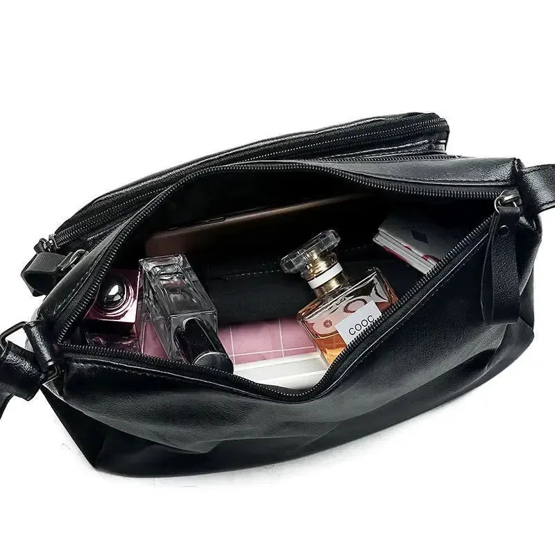 2025 New Large Capacity Middle aged Women's Bag Multi layer Lightweight Mother Bag Crossbody Bag Elderly Bag Shoulder Bag