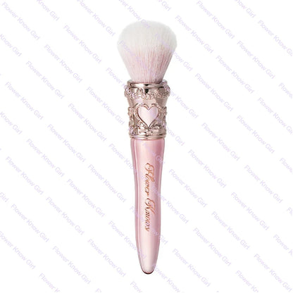 Flower Knows The Sweetie Bear Rounded Blush Brush  Loose Powder makeup Brushes
