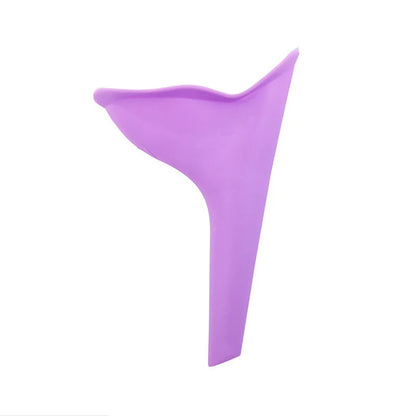 1pc Portable Silicone Urinal for Women Outdoor Travel Camping Female Soft Urination Device Stand Up & Pee Toilet Emergency TMZ