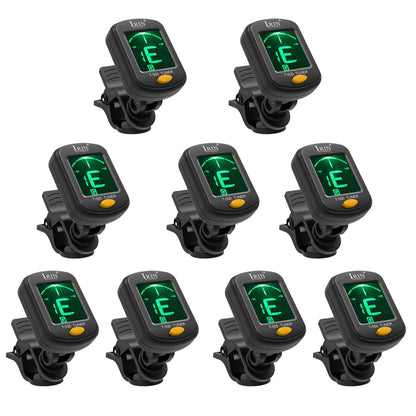 IRIN T-500 Guitar Tuner Rotatable Clip-on Tuner LCD Display for Chromatic Acoustic Guitar Bass Ukulele Guitar Parts & Accessory