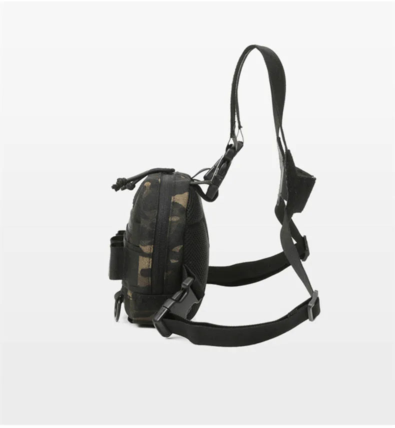 Tactical Chest Vest Bag Backpack Front Rig Pouch Outdoor Camping Cycling Hiking Hunting Climbing Fishing Lure Travel Fanny Pack