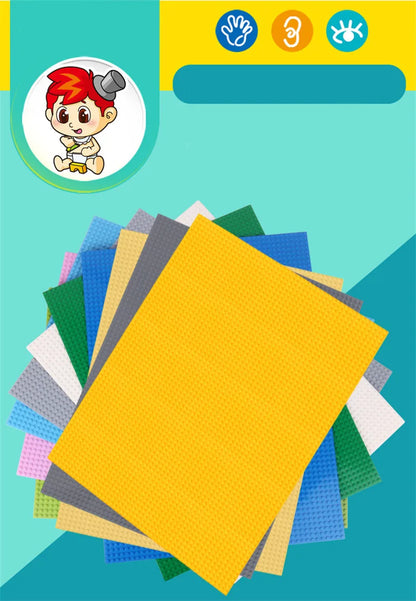 48*64 Dots Base Plate Building Blocks, Wall DIY Base Plate, Classical Bricks Toys For Children, Compatible Brand Building Block