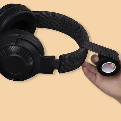 3-Pack Tearable Headphone Headband Protector Tape, Anti-Aging Peeling Repair Strip for Over-Ear Headsets, Durable Fiber Material