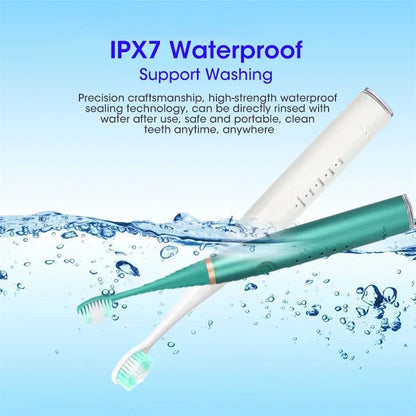 Electric Toothbrush with Sonic Cleaning 3-in-1 for Removing Tartar Whitening Teeth Oral Care USB Charging Replacing Brush Head