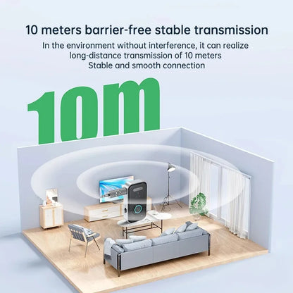 Bluetooth 5.3 Transmitter Receiver Adapter Wireless Audio For Car Music Headphone Speaker 3.5mm Jack AUX Wireless Audio Adapter