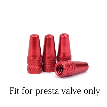 4/8pcs Aluminum Alloy Bicycle Tire FV Valve Cap MTB Road Bike Covered Protector Road MTB Tyre Dustproof Bike Presta Valve