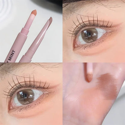 2 In 1 Glitter Matte Aegyosal Pen Brightening Highlight & Shadow Stick Dual End Eye Makeup Lying Silkworm Eyeliner Gel Pencil