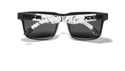 KDEAM Men's Polarized Sunglasses Square Casual Outdoors Sun Glasses Women Unisex Sunglass For Couple With Zipper Case