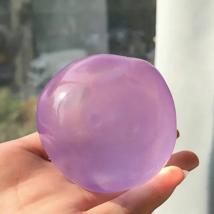 Moldable Squishy Pearl Coconut Oil Squeeze Toy Moldable Stress Ball Squishy Toy Slow Rising Decompression Sensory Toy for Adult