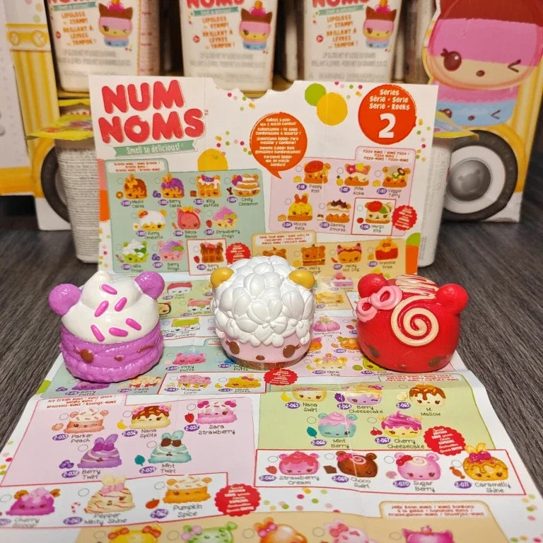 Numnoms Lipgloss Stamp Smell So Delicious Blind Box Doll Gifts Toy Model Anime Figures Collect Ornaments