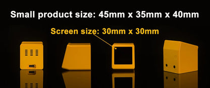 GeekMagic Ultra Smart WiFi Weather Forecast Station Bed Clock for Desktop Decoration, photo Album with Gif Animation