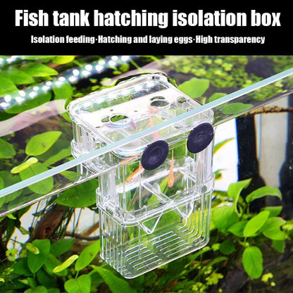 1PC Aquarium Fish Breeder Box Durable Betta Fish Tank Fish Breeding Isolation Box Hatching Incubator Box For Baby Fish Shrimp