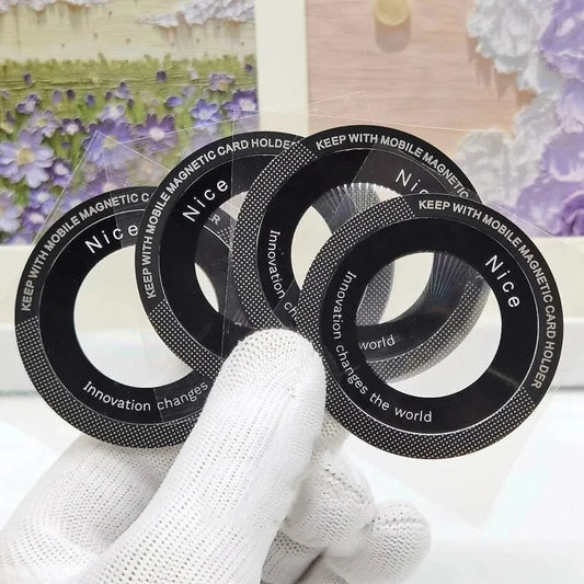 1/2/6Pcs for Magsafe Magnetic Metal Ring forPhone Universal Metal Sticker Support Wireless Charger Plate Sheet Magnet Car Holder