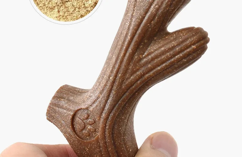 New Pet Teeth Grinding Toy Dog Interactive Bone Training Toy Bamboo Cleaning Teeth Fixing Wear Resistant Pet Products