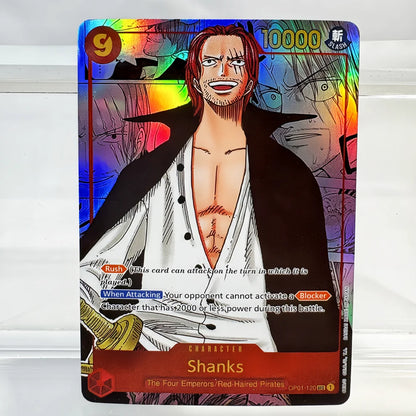 Anime One Piece OPCG Card English Version Shanks/Monkey.D. Luffy/Portgas.D. Ace Game Anime Collection Proxy Cards