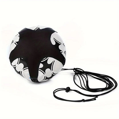 1 Set of Football Training Equipment with Rope Bag, Football Dribbling Belt, Training Device for Ball Control, Dribbling Belt, Rebound Practice Belt with Rope Bag, Football Training Equipment
