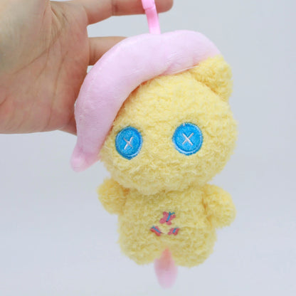 Hasbro My Little Pony Plush Pendants Soft Stuffed Keychain Bag Backpack Ornaments Applejack Pinkie Pie Christmas Gift