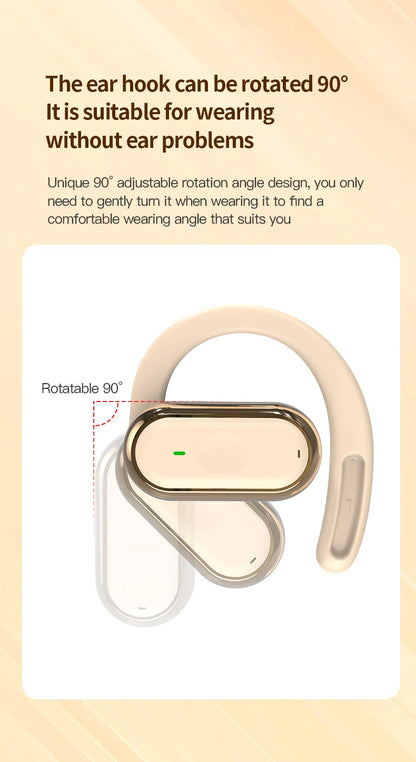 Wireless Headphone Bluetooth Headset Smart Adjustable Touch Sports Waterproof Earbuds Stereo Music Earphone For All Smartphone