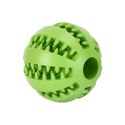 Pet Dog Ball Toys for Small Dogs Interactive Elasticity Puppy Chew Toy Tooth Cleaning Rubber Food Ball Toy Pet Stuff Accessories