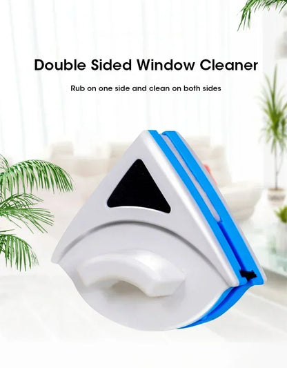 Magnetic Double Layer Glass Window Cleaner Home Multifunctional High Rise with Automatic Drainage Strong Grip Long Reach