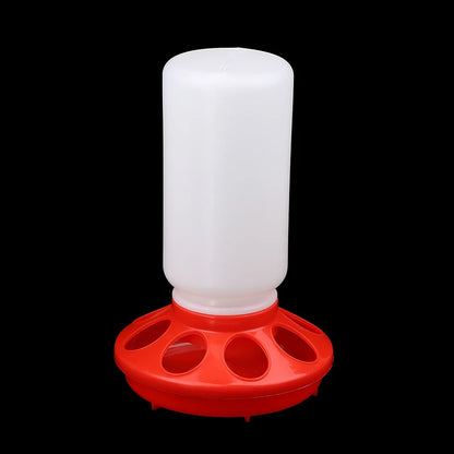 Poultry Thickened Feeder And Drinker Water Food Dispenser Automatic Chicken Birds Chick Waterer Feeding Bucket Container