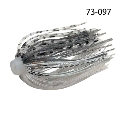5 pcs/lot 88 Strands 64mm Silicone Skirts Elastic hole Umbrella skirts Fishing Accessories Buzzbaits Spinner Buzz Bait