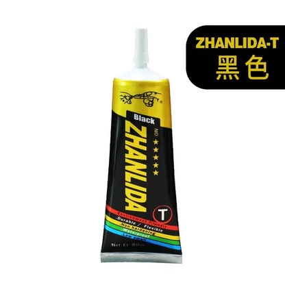 Zhanlida 15ml 50ml 80ml Black/transparent Speaker Repair Glue Foam Side Dust Cap Rubber Edge Cone Basin Strong Adhesive