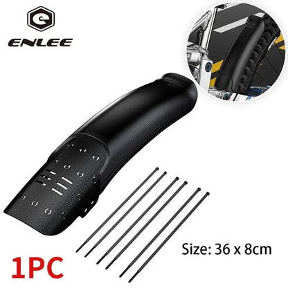 1/2PCS ENLEE Bike Hard Shell Fender Bicycle Front Rear Tire Wheel Mudguard MTB Bicycle Mud Guard Fender Cycling Part Accessories