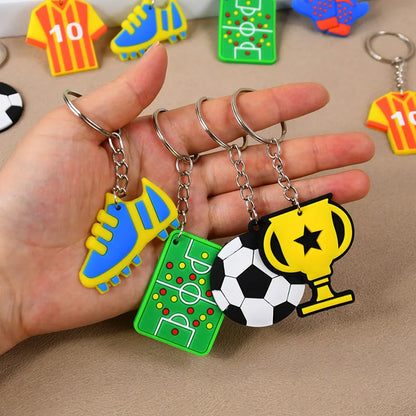 Soccer Party Favors Football Theme Bracelets Keychain Pin Ball Maze Game Toys Kids Birthday Party Pinata Fillers Christmas Gift