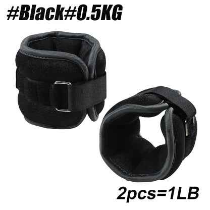 1Pair Adjustable Ankle & Wrist Weights - Neoprene Leg & Arm Weights for Women,Men,Kids - Strength Training for Running,Yoga, Gym