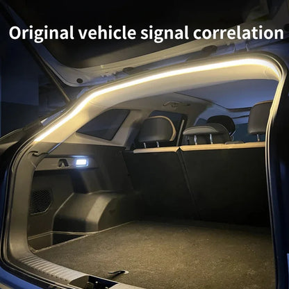 Car Trunk Light Ambient Decorative Atmosphere Lamp Led Flexible Strip Universal Ultra-bright Interior 12V