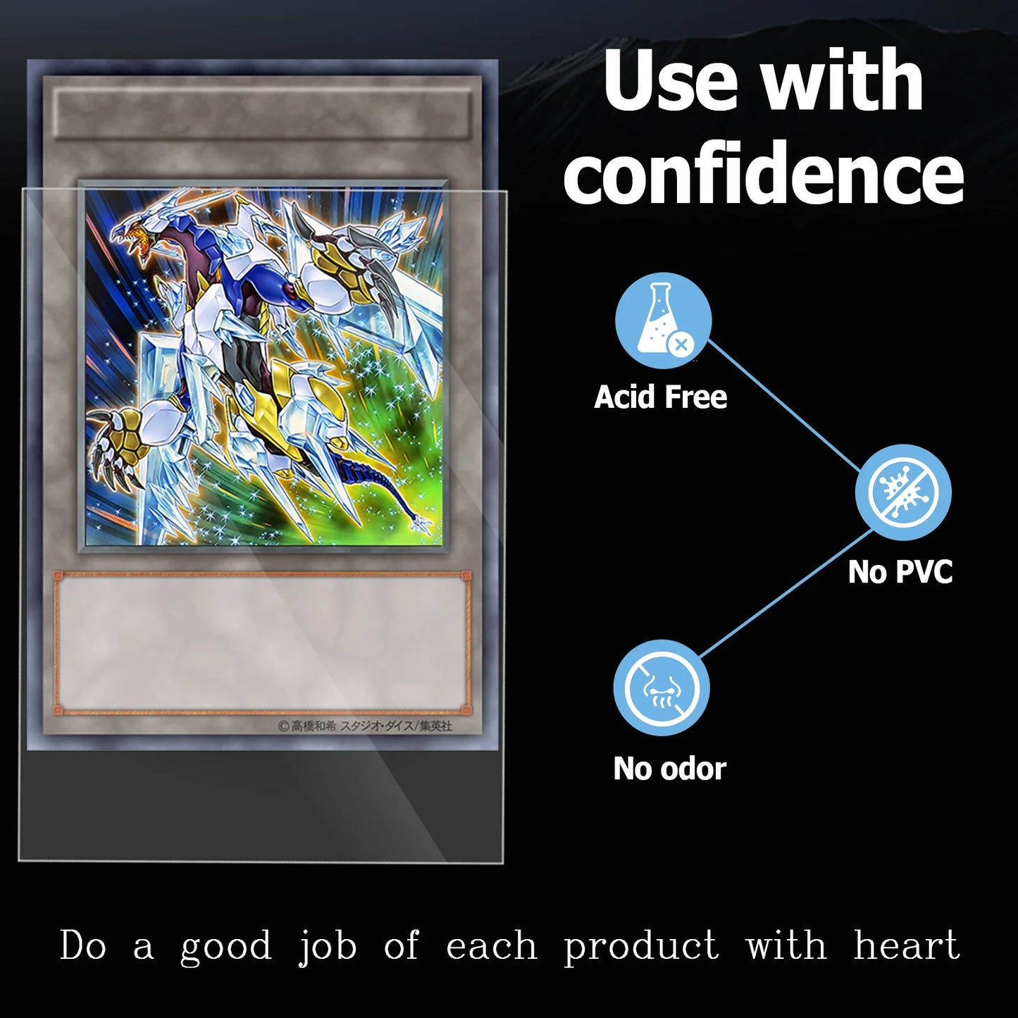 1000 PCS Inner Card Sleeves Perfect Fit MTG/YGO Trading Card ,Sports Cards,Soft Inner Card Sleeves Is Smooth And Tough