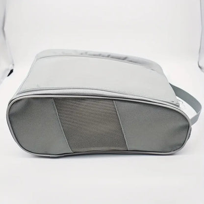 Portable Golf Shoe Bag Oxford Cloth Shoe Carrier Bags Breathable Lightweight Golf Handbag Dustproof Football Tennis Shoe Bag