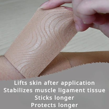 WorthWhile 5cm*5m Kinesiology Tape Athletic Recovery Elastic Tape Muscle Pain Relief Kneepads Fitness Sports Protector