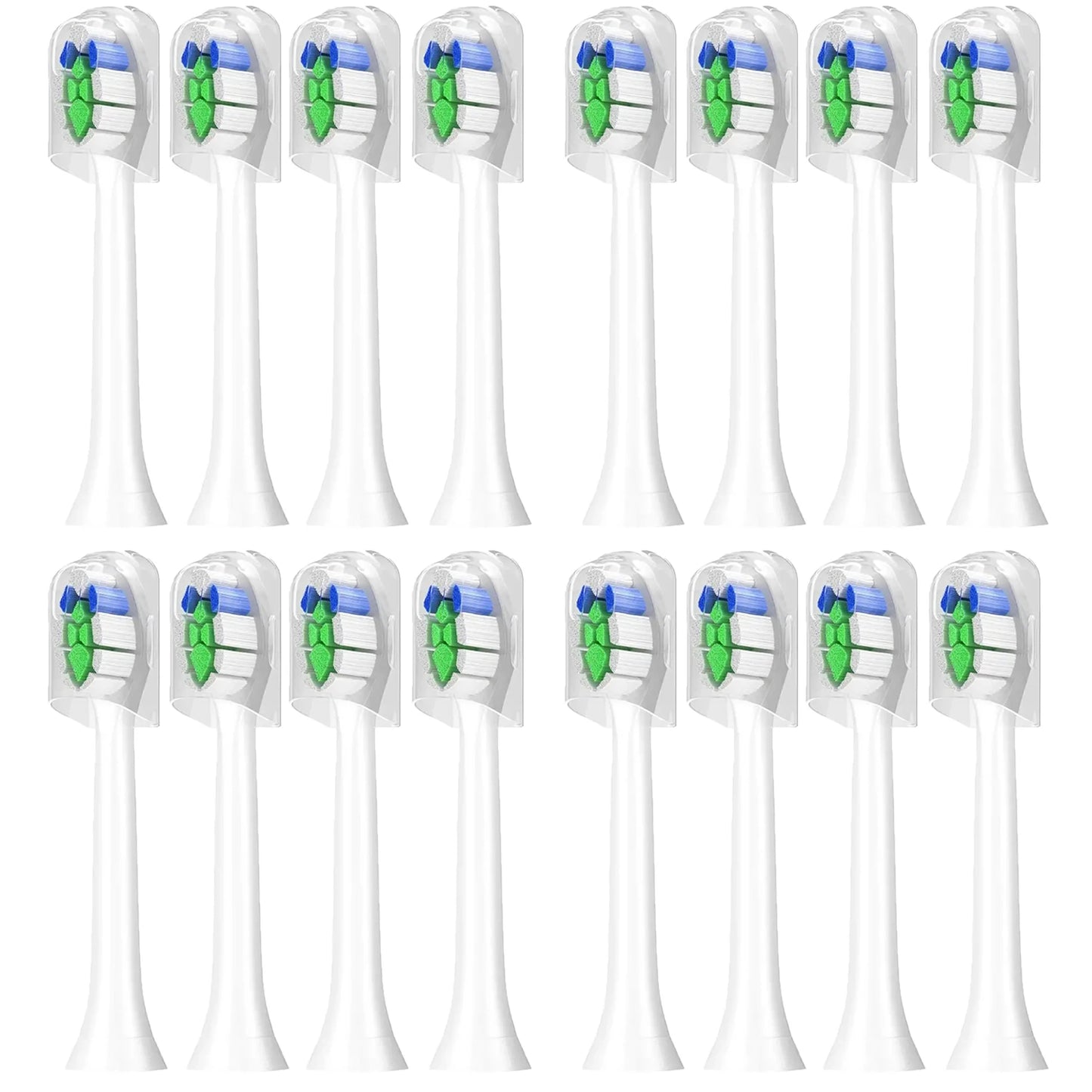 4/8/12/16 Pcs Replacement Toothbrush Heads Compatible with Philips Sonicare Electric Toothbrush Refills for 1100 2100 4100 5100