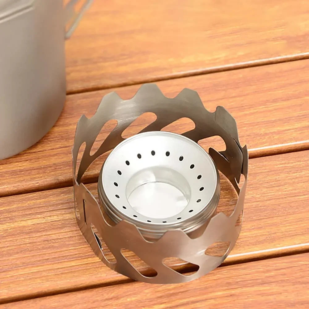 TARKA Portable Wind Shield Suitable For Alcohol Stove Ultralight Rack Stand Windscreen Outdoor Camping Hiking Camping Supplies