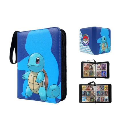 Pokemon Card Anime Photo Album Collect Album Loose Leaf Pu Zipper Game King Fans Pikachu Card Pack Toys Figure Card Storage Bag
