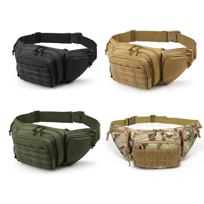 New Outdoor Multi functional Invisible Waist Attachment Bag for Men's Sports Storage Waist Bag Outdoor Tool Kit