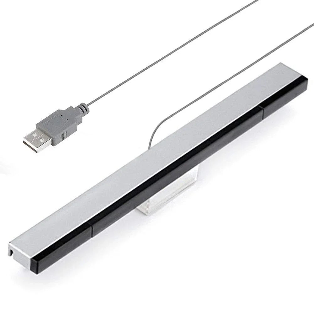 100% Newest Remote Wired Infrared Receiver For Wii IR Signal Ray Wave Sensor Bar For Nintendo Wireless Controller Game Console