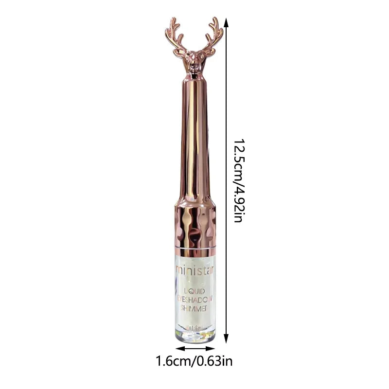 Liquid Eyeshadow & Eyeliner, Waterproof Long‑Lasting, Pearl Glitter Portable Women Eye Makeup, Christmas Halloween Gift