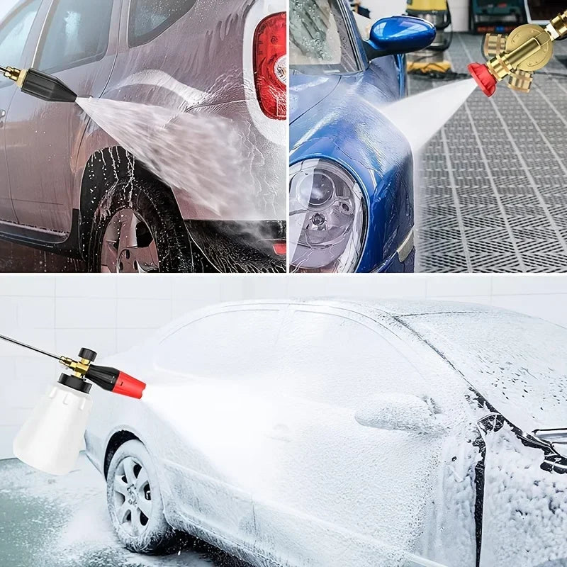 High Pressure PA Foam Cannon  Adjustable Foam sprayer Snow Foam Gun Car Washing Accessories Cleaning Kit for Pressure Washers