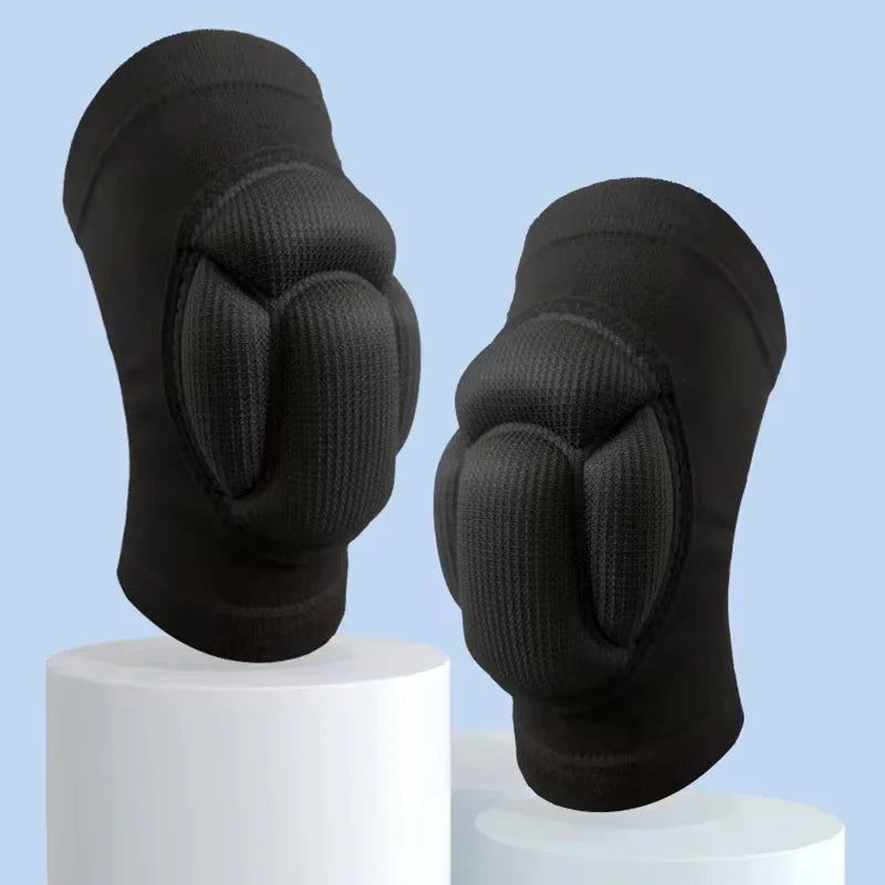 1Pair Thickened Protection Sports Kneepad Gym Support Fitness Gear Gear Basketball Brace Protector Male/Female Non Slip Pads