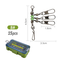 15pcs green 8