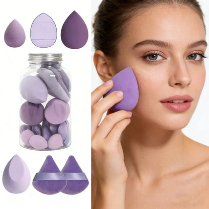 12pcs/15pcs Makeup Sponge Beauty Egg Cosmetic Blender Super Soft Foundation Sponges Powder Puffs Women Make Up Tools Accessories