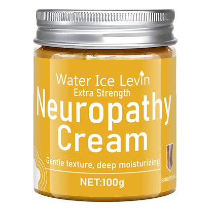 Water Ice Levin Extra Strength Neuropathy Cream. Deep-Penetrating, Gentle Moisturizer for Seniors