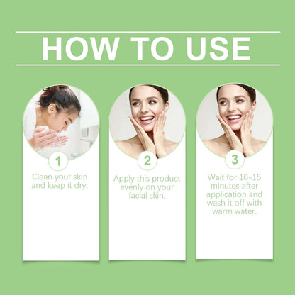 1~5PCS Green Tea Clay Stick For Face Green Mask Stick Smear Acne Shrink Blackhead Green Tea Extract Facial Mask Pore Cleansing