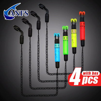 4pcs Carp Fishing Swingers Bobbins with Box for Fishing Alarm Indicator, Best for Christmas, Perfect for Thanksgiving