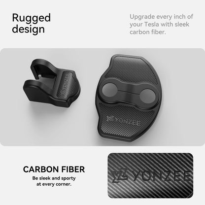 YZ For Tesla Model 3 Y YL Highland Juniper Car Door Lock Cover Protection Absorbing Pad Anti-Collision 2026 Car Accessories